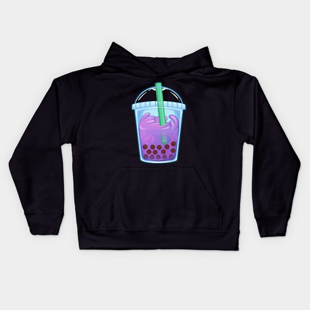 Boba - Taro Kids Hoodie by Keihoshi